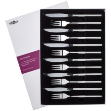 Stellar Rochester 12 Piece Steak Knife & Fork Set
