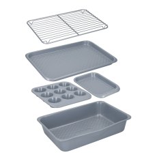 Masterclass 5 piece Ceramic Nesting Bakeware Set Masterclass 5 piece Ceramic Nesting Bakeware Set