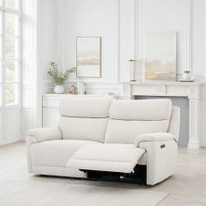 Foster 3 Seater Power Recliner in Linen
