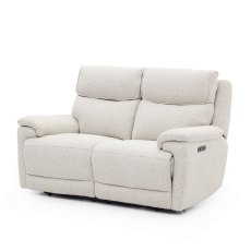 Milan 2 Seater Power Recliner in Linen