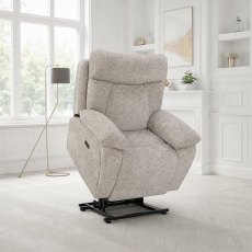 Henley Power Lift & Tilt Recliner Chair in Biscuit Henley Power Lift & Tilt Recliner Chair in Biscuit