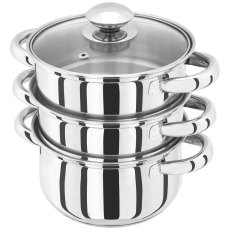 Judge Essentials 16cm 3 Tier Steamer Set Judge Essentials 16cm 3 Tier Steamer Set