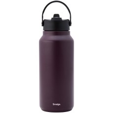 Smidge Flip Straw Bottle 900ml Autumn Berry Smidge Flip Straw Bottle 900ml Autumn Berry