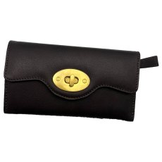 Ashwood Leather Turn Lock Purse Brown Ashwood Leather Turn Lock Purse Brown