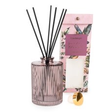 200ml Ridged Reed Diffuser Glass Garden Plum 200ml Ridged Reed Diffuser Glass Garden Plum