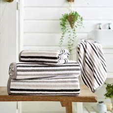 Deyongs Bliss Linear Stripe Towels Chrome