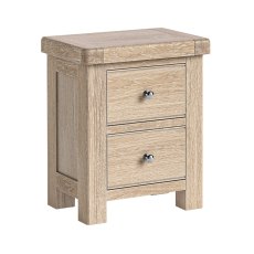 Casterton White Wash Bedside Table Casterton White Wash Bedside Table