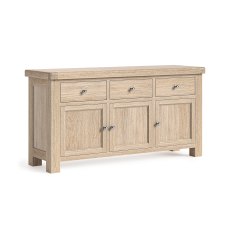 Casterton White Wash Large Sideboard