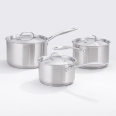 Stellar Profile Matte 3 Piece Saucepan Set