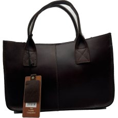 Ashwood Leather Shopper Bag Brown