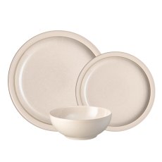 Denby Elements 12 Piece Dinner Set Savannah Cream Denby Elements 12 Piece Dinner Set Savannah Cream