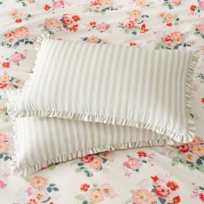Cath Kidston Canopy Stripe Pillowcase Pair Green
