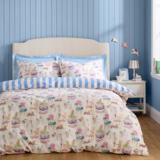 Cath Kidston Hackney Dogs Duvet Cover Set Blue