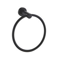 Showerdrape Modernity Towel Ring Black Showerdrape Modernity Towel Ring Black