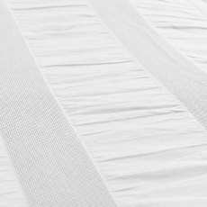 Bedeck of Belfast Woven Waffle Stripe Duvet Set White Bedeck of Belfast Woven Waffle Stripe Duvet Set White