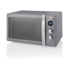 Retro Digital 20L Microwave 800W Grey Retro Digital 20L Microwave 800W Grey