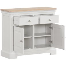 Broadway 2 Door 2 Drawer Sideboard in Grey Mist