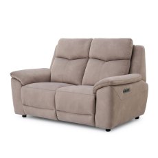 Newport 2 Seater Power Recliner Sofa in Dexter Nutmeg