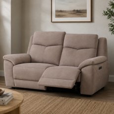 Newport 2 Seater Power Recliner Sofa in Dexter Nutmeg Newport 2 Seater Power Recliner Sofa in Dexter Nutmeg