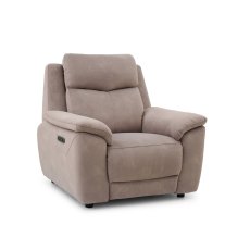 Newport Power Recliner Chair in Dexter Nutmeg