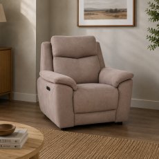 Newport Power Recliner Chair in Dexter Nutmeg Newport Power Recliner Chair in Dexter Nutmeg