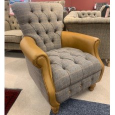 Vintage Sofa Company Westminster Armchair in Fellwood Lodge Harrison Tweed