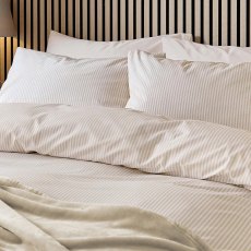 Helena Springfield Calico and Chalk Twill Stripe Duvet Set Linen