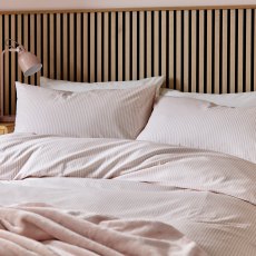 Helena Springfield Calico and Chalk Twill Stripe Duvet Set Pink Helena Springfield Calico and Chalk Twill Stripe Duvet Set Pink