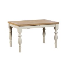 Salthouse 1.3m Extending Spindle Leg Dining Table with 4 Upholstered Chairs