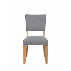 Salthouse 1.3m Extending Spindle Leg Dining Table with 4 Cross Back Chairs & 2 Upholstered Chairs