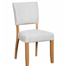 Salthouse Upholstered Dining Chair Pair in Grey