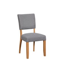 Salthouse Upholstered Dining Chair Pair in Grey Salthouse Upholstered Dining Chair Pair in Grey