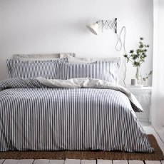 Yard Hebden Stripe Duvet Cover Set Navy Yard Hebden Stripe Duvet Cover Set Navy
