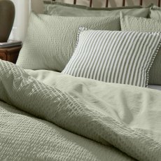 Yard Hebden Relaxed Seersucker Duvet Cover Set Bay Green Yard Hebden Relaxed Seersucker Duvet Cover Set Bay Green