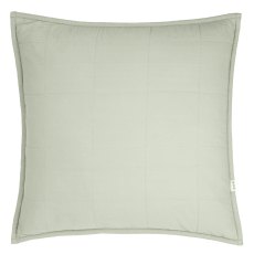 Yard Hebden Washed Cotton Cushion Bay Green