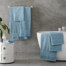 Catherine Lansfield Zero Twist Towels Blue