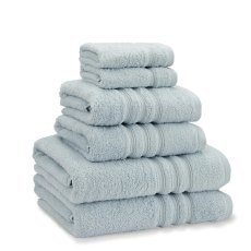 Catherine Lansfield Zero Twist Towels Duck Egg