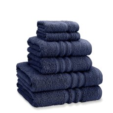 Catherine Lansfield Zero Twist Towels Navy