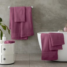 Catherine Lansfield Zero Twist Towels Raspberry