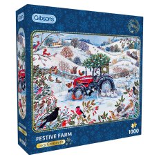 Gibsons Festive Farm 1000pc Puzzle Gibsons Festive Farm 1000pc Puzzle