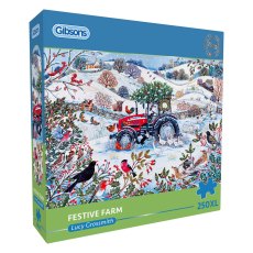 Gibsons Festive Farm 250pc XL Puzzle Gibsons Festive Farm 250pc XL Puzzle