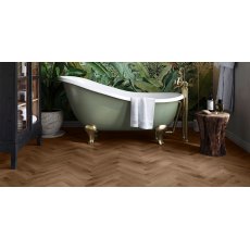 Invictus Primus Royal Oak Dryback Parquet Flooring in 40 Mocca