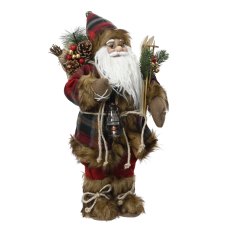 Kaemingk Santa With Check Cloak Kaemingk Santa With Check Cloak