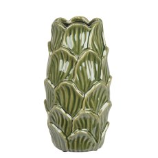 Kaemingk Green Glazed Vase
