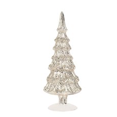 Kaemingk Antique Silver Glass Tree Kaemingk Antique Silver Glass Tree