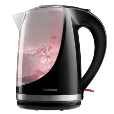 Daewoo 1.7L Colour Change Kettle Black Daewoo 1.7L Colour Change Kettle Black