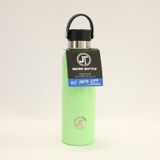 JT Stainless Steel Mint Water Bottle Black Loop Handle