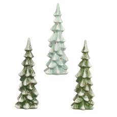 Kaemingk Stoneware Glazed Tree Assorted Colours Kaemingk Stoneware Glazed Tree Assorted Colours