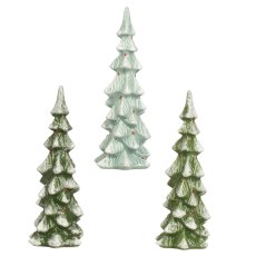 Kaemingk Stoneware Glazed Tree Assorted Colours Kaemingk Stoneware Glazed Tree Assorted Colours