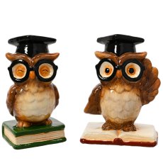 Kaemingk Terracotta Graduation Owl Assorted Designs Kaemingk Terracotta Graduation Owl Assorted Designs